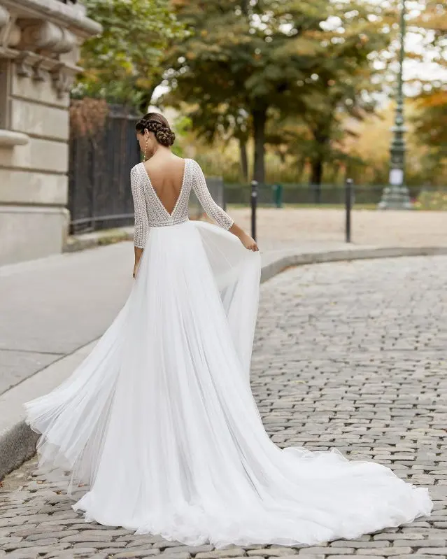 Abito da sposa 58 – Ricamificio Mauriello Sposa, Montesarchio