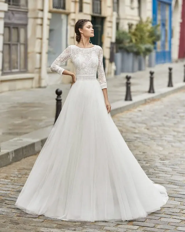 Abito da sposa 157 – Ricamificio Mauriello Sposa, Montesarchio
